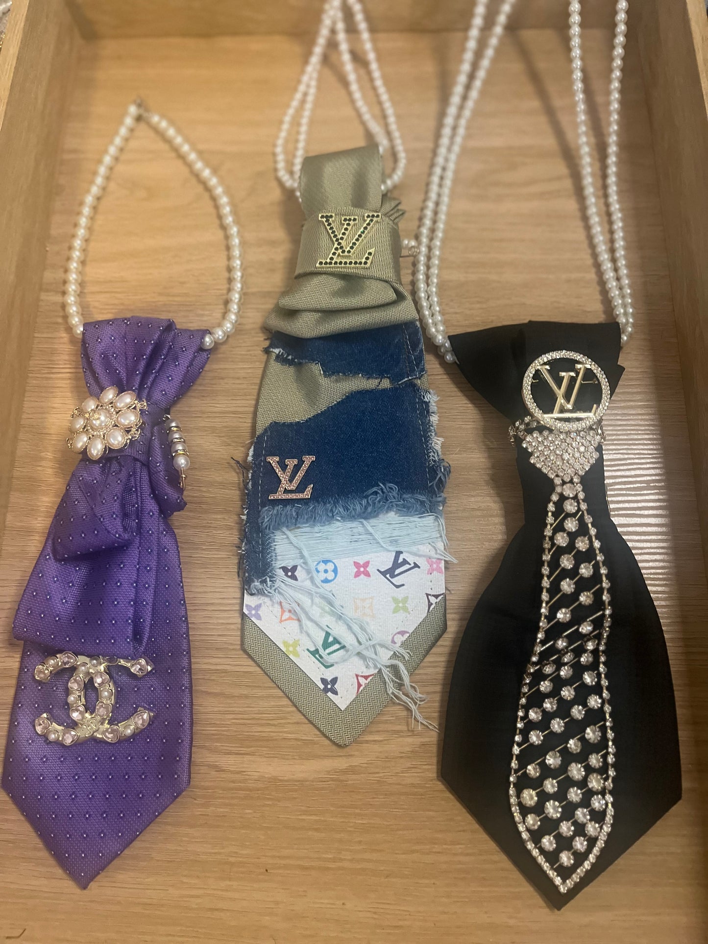 Upcycled Luxury neck ties
