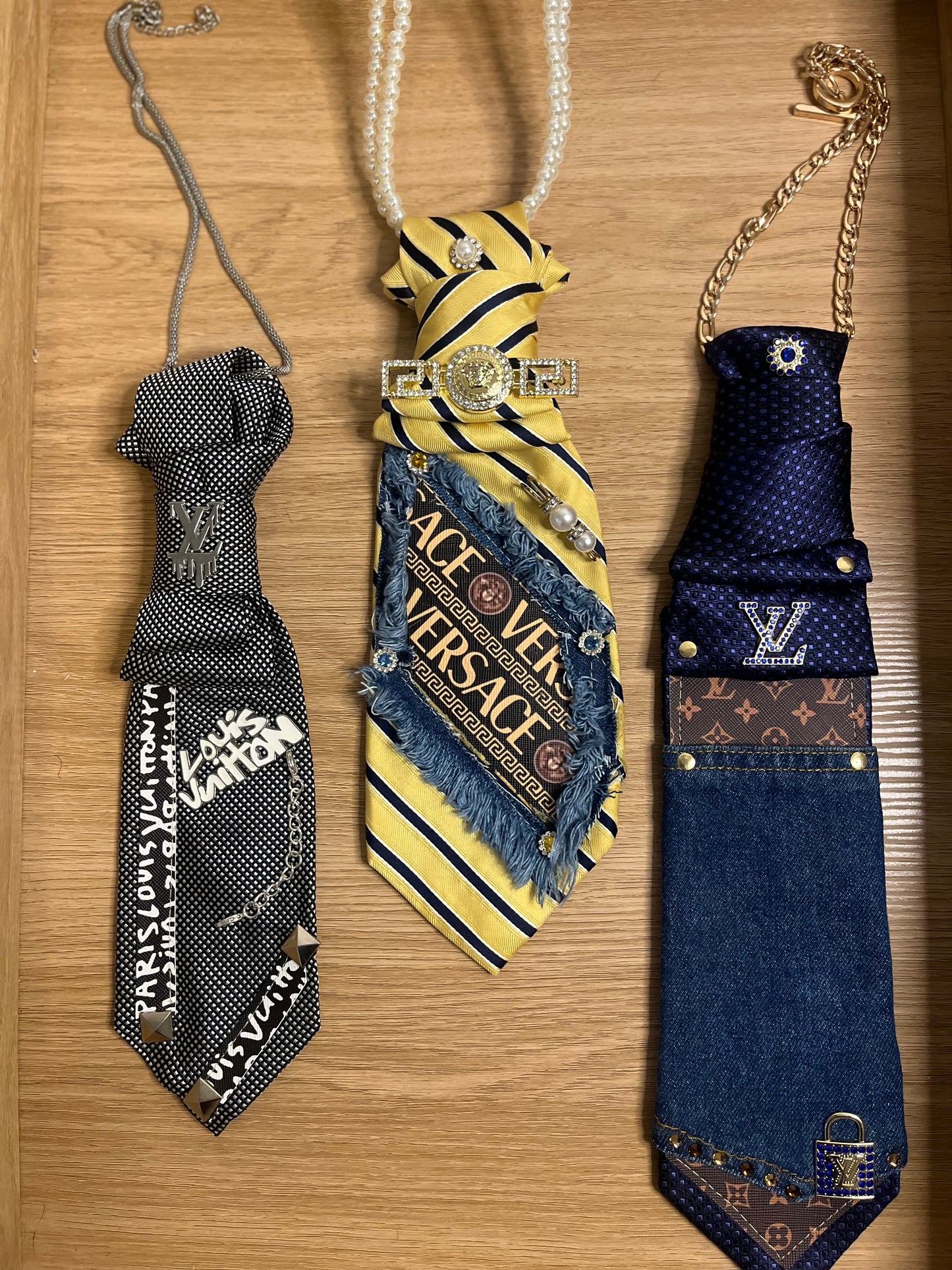 Upcycled Luxury neck ties