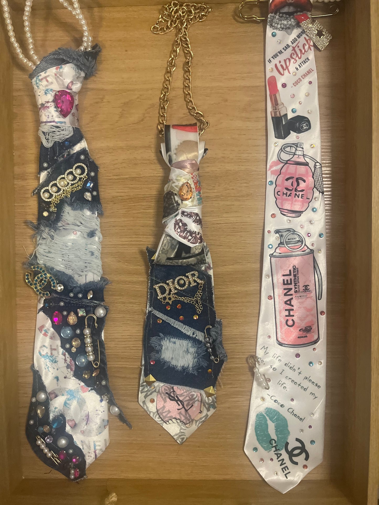 Upcycled Luxury neck ties