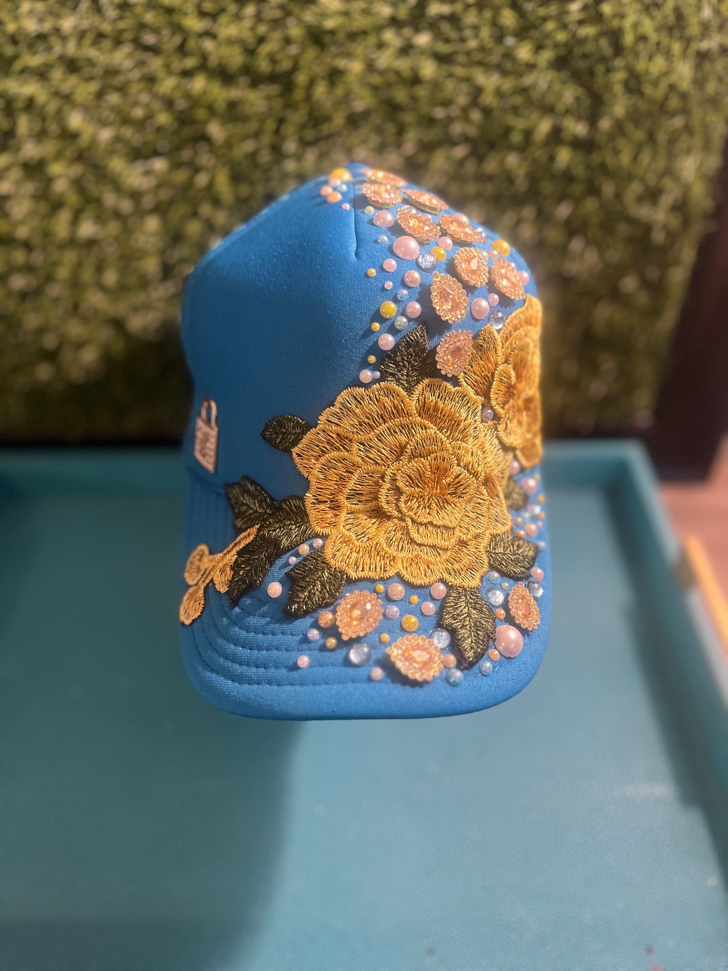 Diamonds and Florals trucker hats