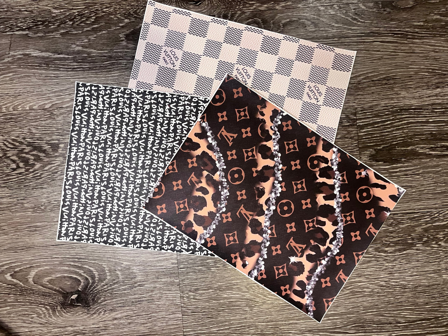 Designer Faux leather sheets