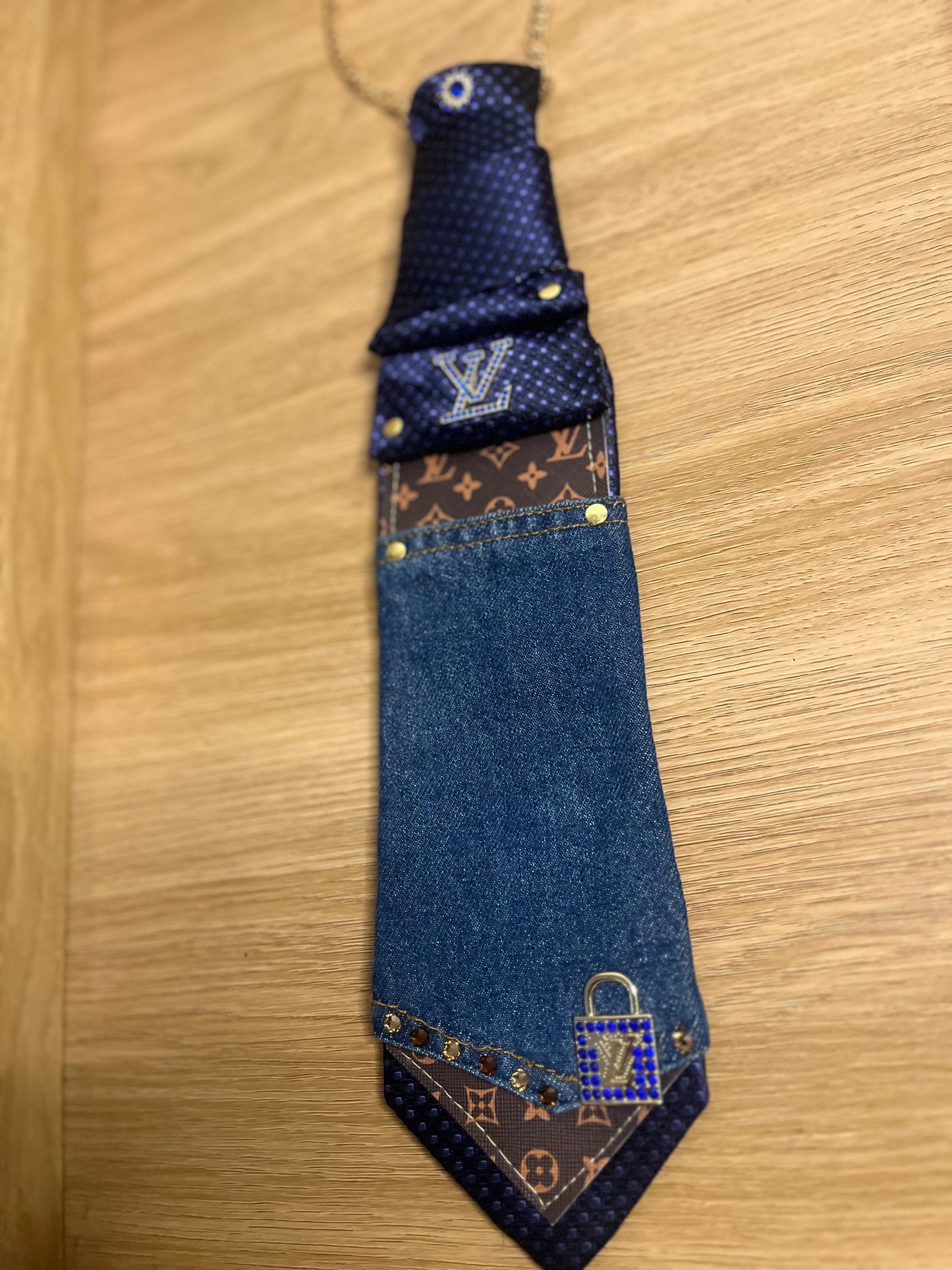 Upcycled Luxury neck ties