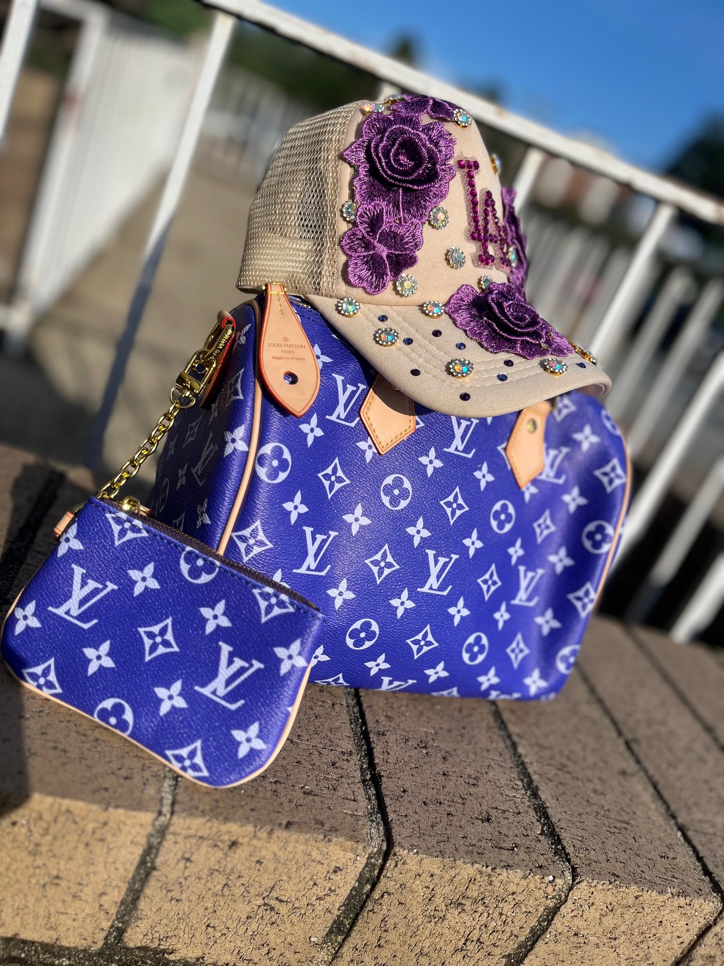 Diamonds and Florals trucker hats