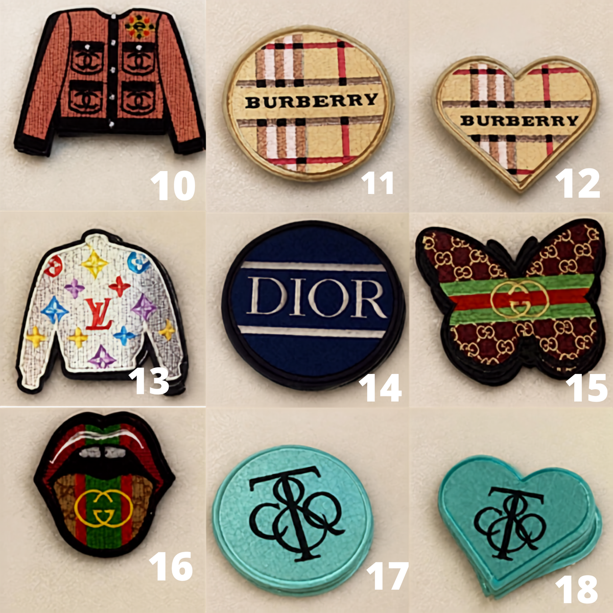 Designer Inspired Patches