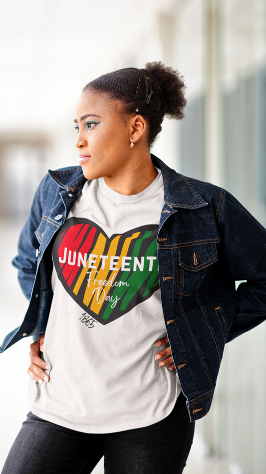Juneteenth Heart! "Love your Freedom"