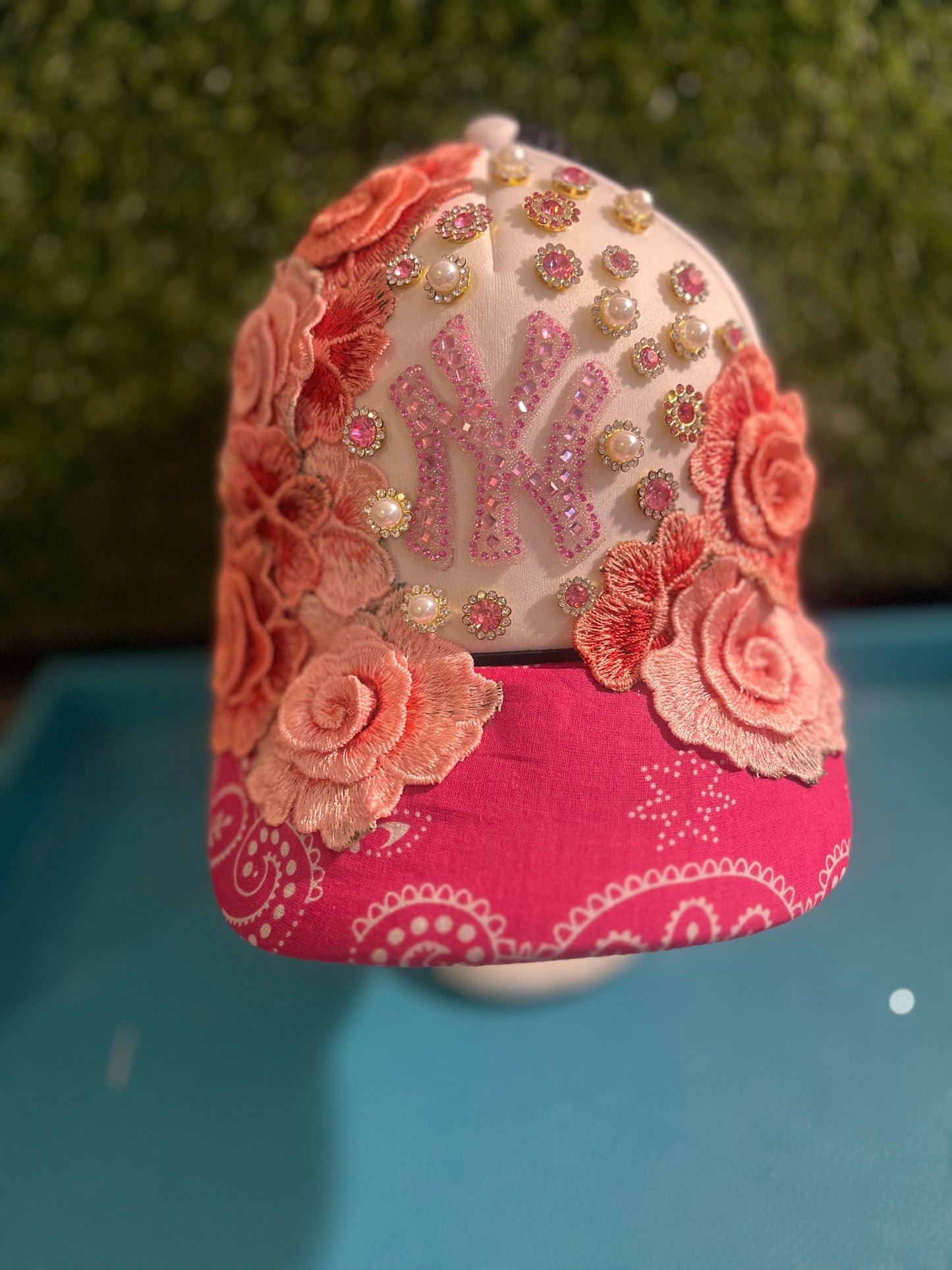 Diamonds and Florals trucker hats